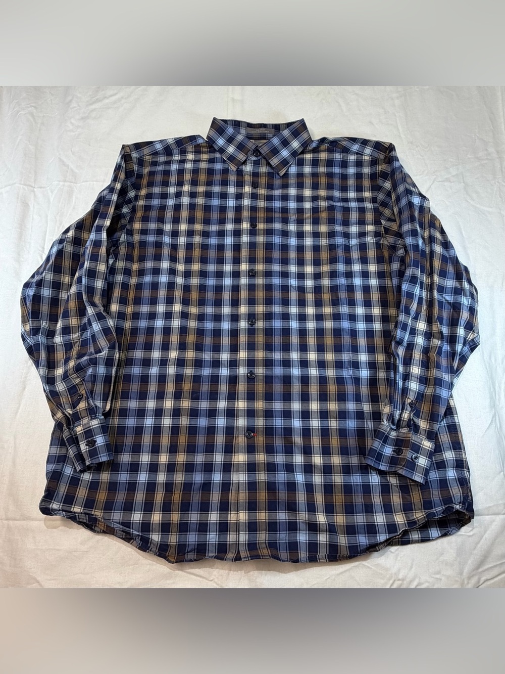 Daniel Cremieux Signature Collection button up dress  plaid shirt